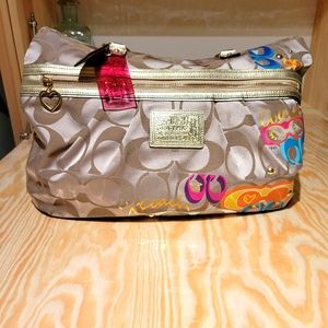 Coach graffiti Poppey tote